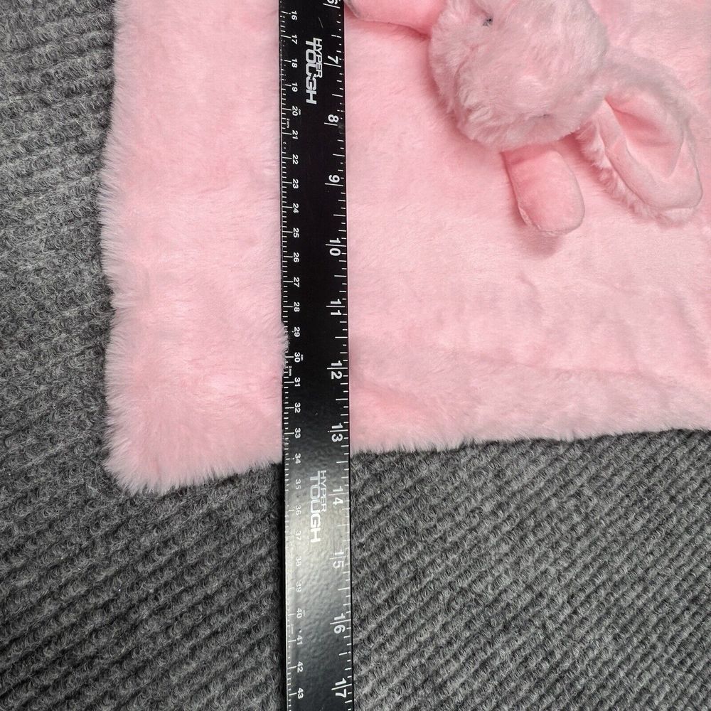 Apricot Lamb Lovey Security Blanket Pink Bunny 13x13 Stuffed Animal Toy Plush‎ - Picture 9 of 16